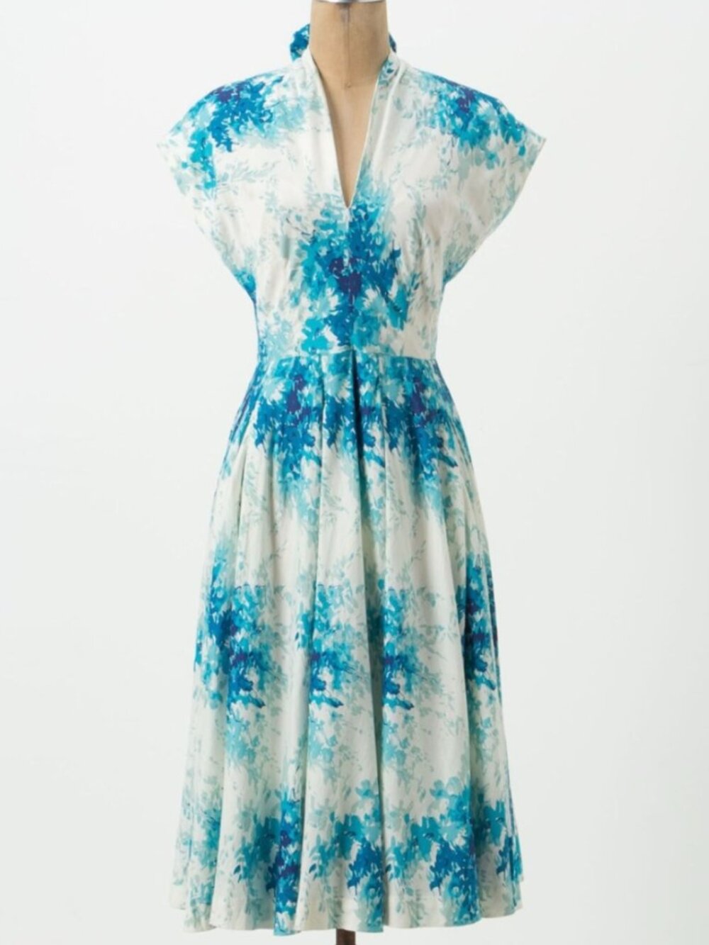 Maple x Anthropologie | 50's Style Dress | Tie Neck | Lined | Seen on TV